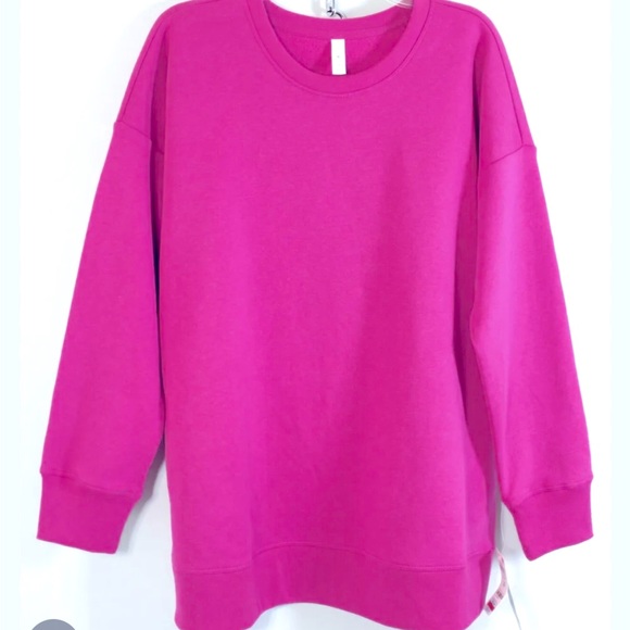 Ideology plus size 3X Sweatshirt Bold Berry - Picture 2 of 4